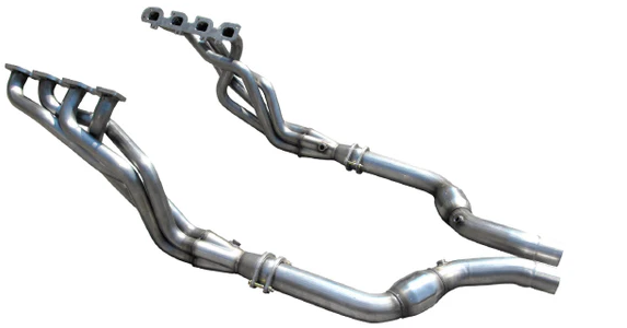 American Racing Stainless Steel 1-7/8" Long Tube Headers and High-Flow Catted Connection Pipes for 2015-2023 Dodge Charger/Challenger ALL ENGINES