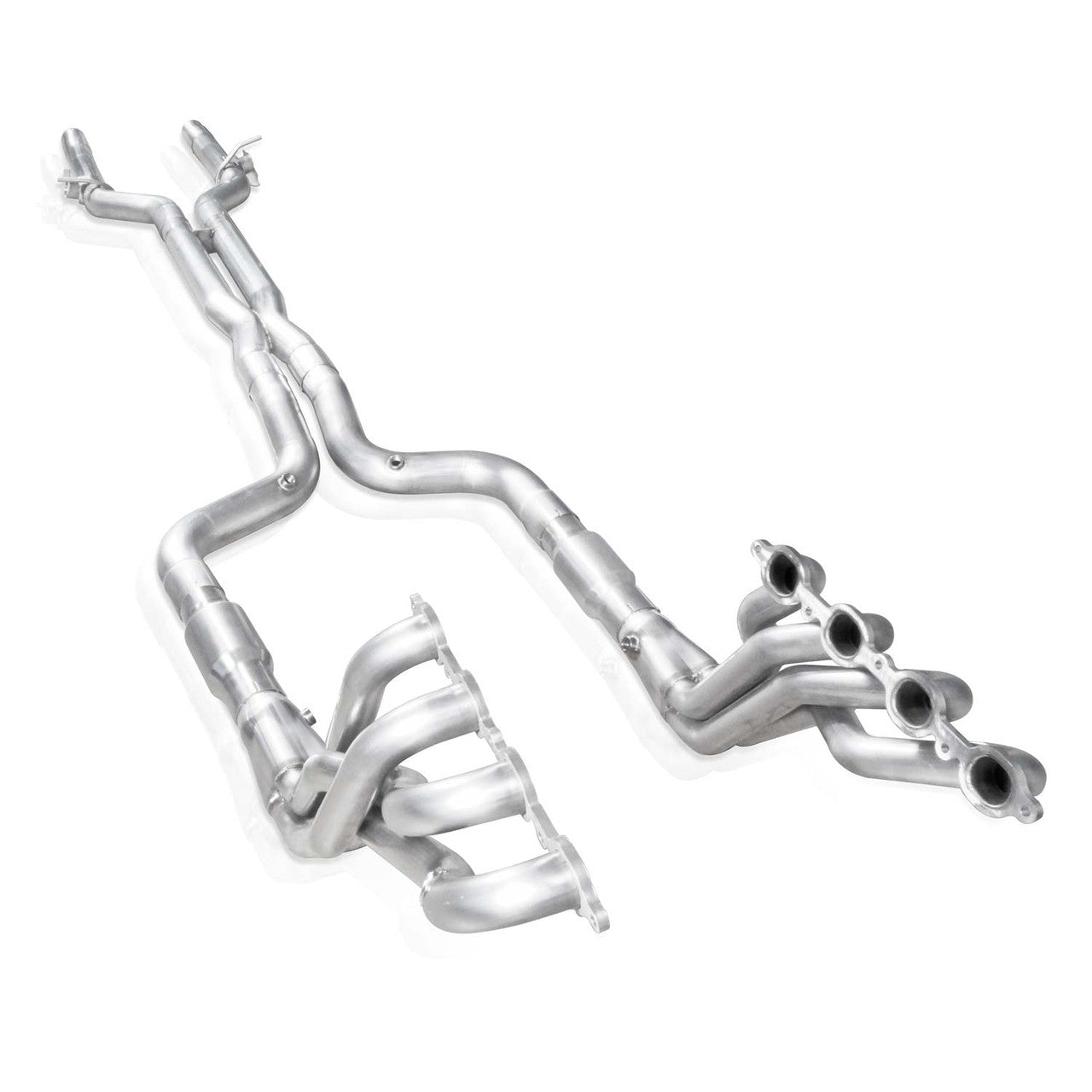 Stainless Power 1-7/8" Stainless Steel Long Tube Headers w/ High-Flow Catted X-Pipe Connection Kit for Gen 6 (2016-Present) Chevrolet Camaro SS and ZL1