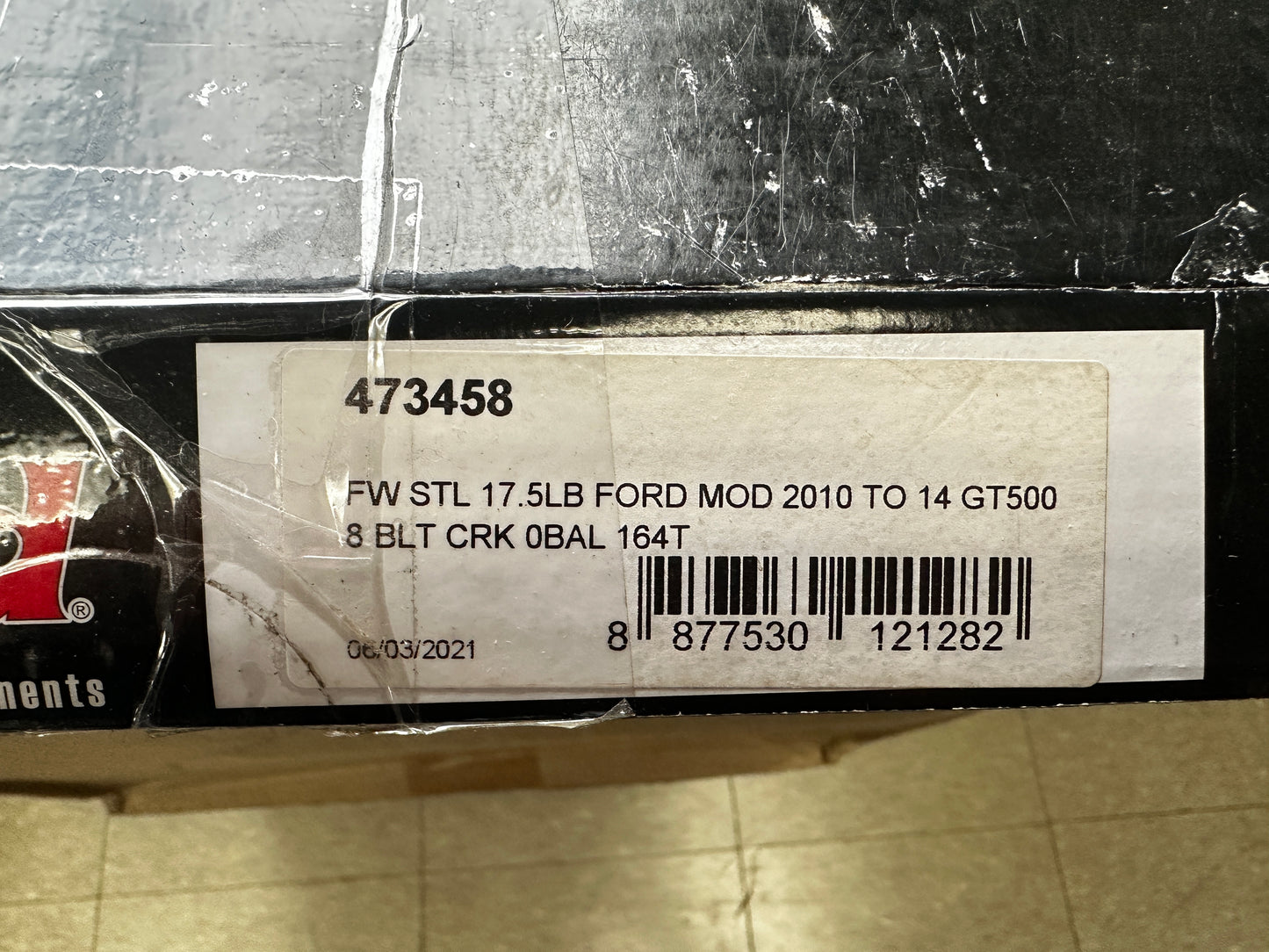 LNIB - McLeod Racing 473458 - 2010-2014 Ford Mustang Shelby GT500 Steel Flywheel
