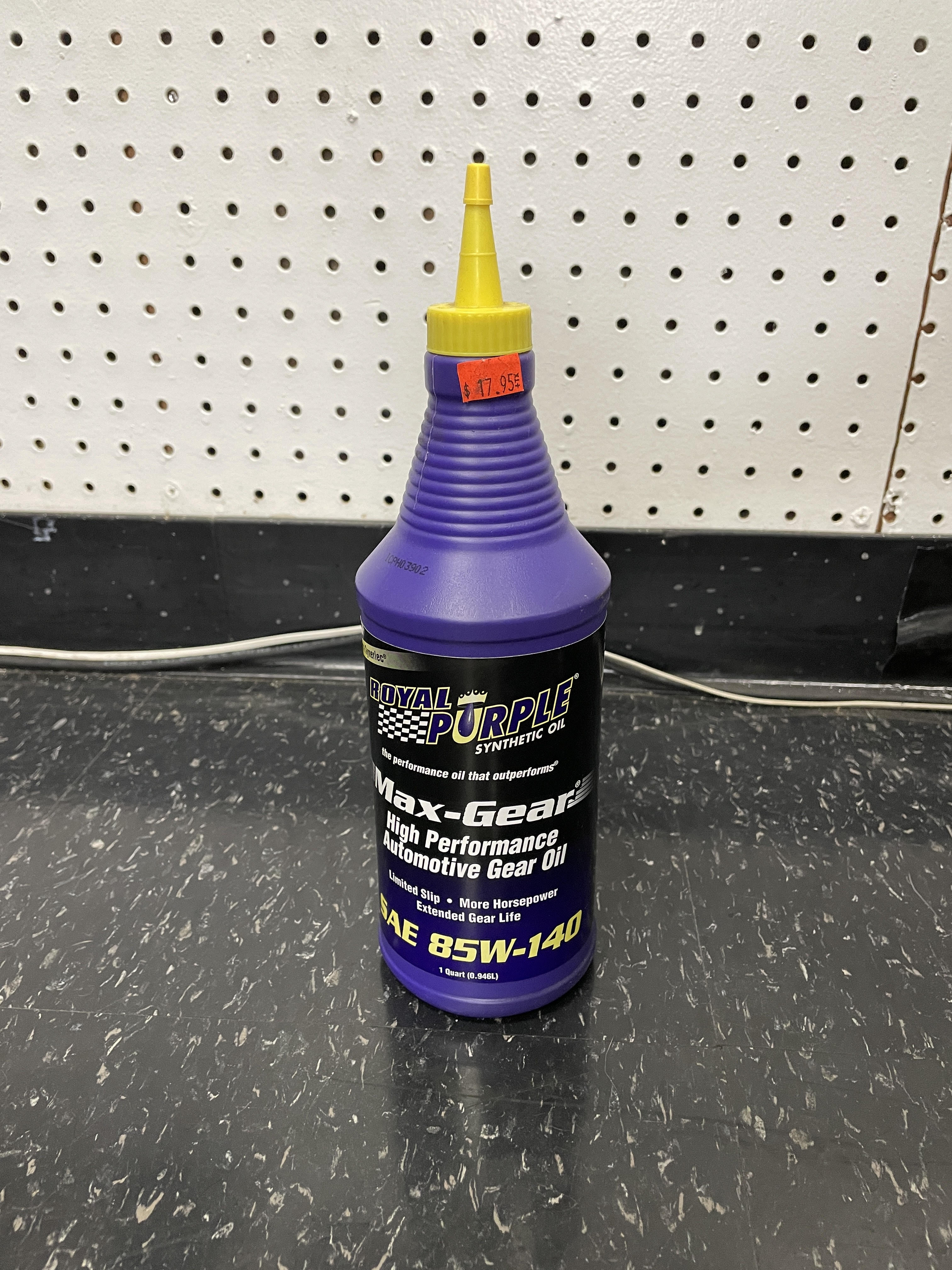 85w 140 gear oil Royal Purple MAX GEAR 85W-140 Gear Oil