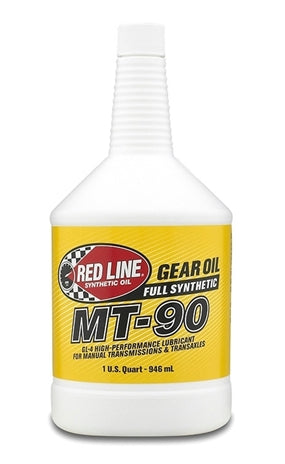 Redline Synthetic MT-90 75W-90 GL-4 Manual Transmission Fluid - 1 Quart