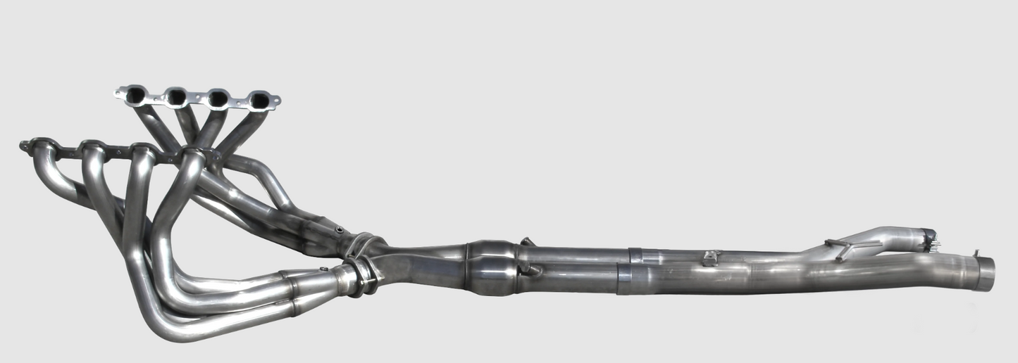 American Racing Headers Long Tube Headers and High-Flow Catted X-Pipe Connection Kit for C7 (2014-2019) Chevrolet Corvette