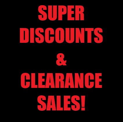 Black November CLEARANCE/SUPER DISCOUNTS!