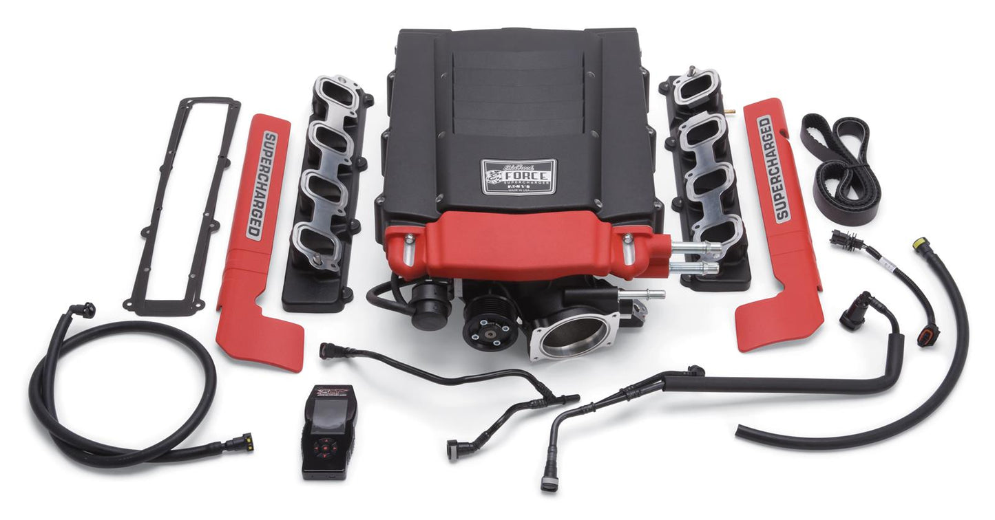 Edelbrock 15292 - E-Force Stage 1 Supercharger Fit Kit for C7 (2014-2019) Chevrolet Corvette Z06 LT4