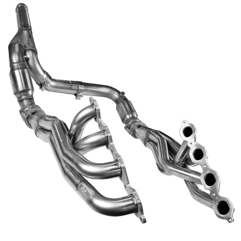 Kooks Stainless Steel 1-3/4" Long Tube Headers with GREEN Catted Y-Pipe for 2019-Present Silverado/Sierra 1500 5.3L