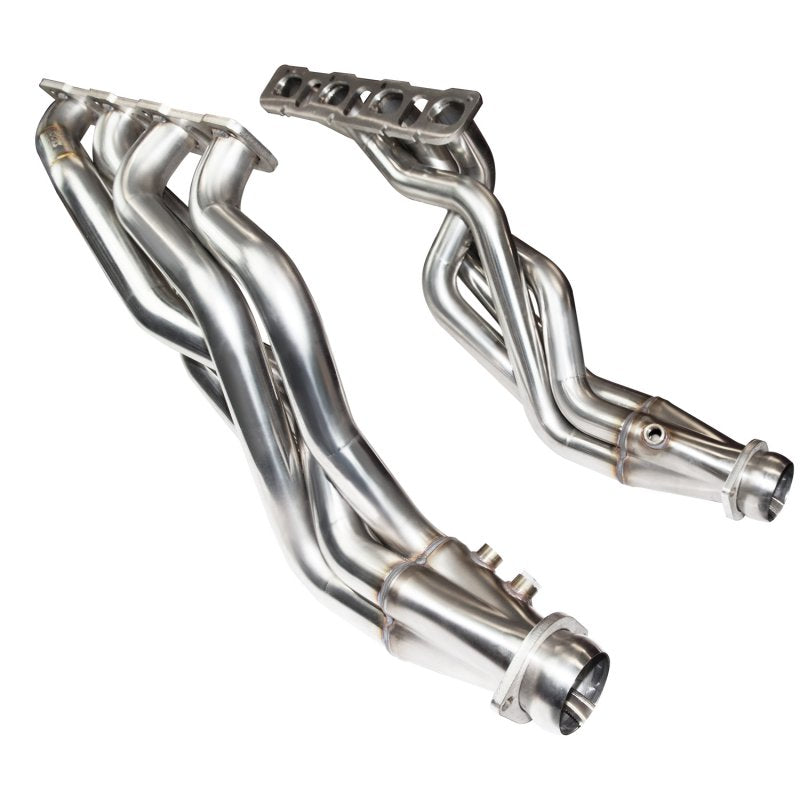 Kooks 2" Long Tube Headers and GREEN Catted Connection Pipe Kit for 2015+ Dodge Charger/Challenger Hellcat