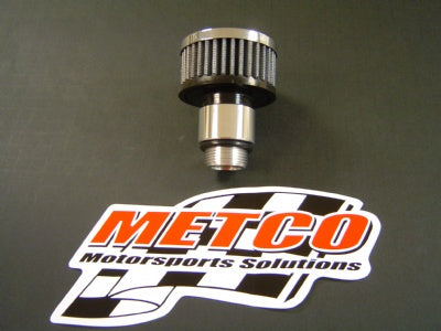 Metco Valve Cover Breather w/Check Valve FOR SCREW IN VALVE COVER 1 5/16"-12 THREAD. INCLUDES HOLLEY COVERS